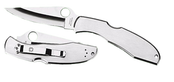 32276 Spyderco C10P Endura II  3.88" Folding Drop Point Plain VG-10 Stainless Steel Bl