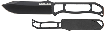 Kabar 33293 Ka-Bar BK23BP Becker Skeleton 3.25" Fixed Clip Point Plain Black 5Cr15MoV SS Bla