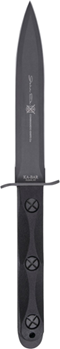 Kabar 33300 Ka-Bar EK44 Ek Model 4 6.63" Fixed Double Edge Spear Point Plain 1095 Cro-Van Bl