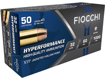 Fiocchi Ammunit 33311 Fiocchi 32XTP EXT 32ACP 60GR XTP HP 50Box/10Case