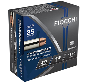 Fiocchi Ammunit 33359 Fiocchi 357XTP25 357Mag 158GR XTP HP 25Box/20Case