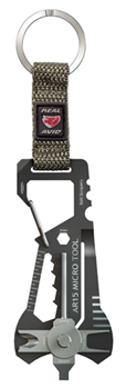 33698 Real Avid AVMICROAR15 AR15 Micro Tool Black & Gray Stainless Steel Rifle