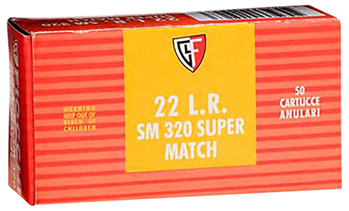 Fiocchi Ammunit 34169 Fiocchi 22SM320 Exacta Super Match 22 LR 40 gr Round Nose (RN) 50 Bx/ 100 Cs