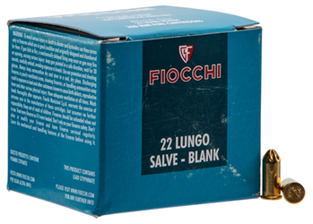 Fiocchi Ammunit 34615 Fiocchi 22LRBL Pistol Blank  22 LR 200 Bx/ 30 Cs