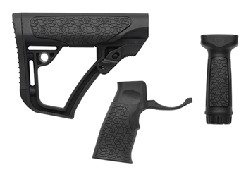 3472 Daniel Defense 2810206145006 Collapsible Buttstock Pistol Grip/Vertical Foregrip