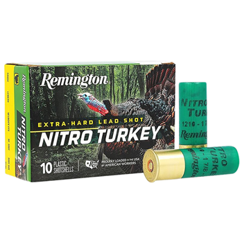 34864 Remington Ammunition 26697 Nitro Turkey  12 Gauge 3" 1 7/8 oz 6 Shot 10 Bx/ 10 C