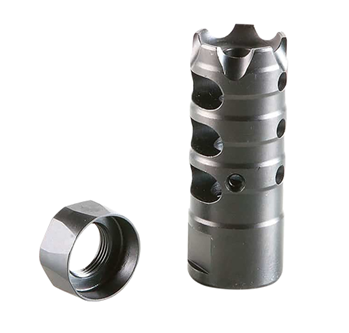 35035 Patriot Ordnance Factory 00309 Triple Port Muzzle Brake Black Nitride Steel with