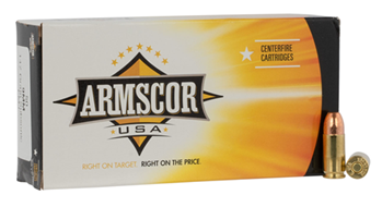 Armscor ARMFAC9-5N FAC9-5N ARMSCOR 9MM 147GR FMJ 50/1000