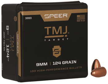 Cci/speer 35507 Speer 3993 TMJ  9mm .355 124 gr Total Metal Jacket (TMJ) 100 Per Box
