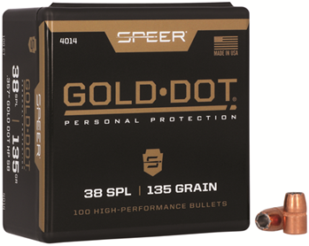 Cci/speer 35521 4014 SPR GOLD DOT .357 135GR HP SB 100CT