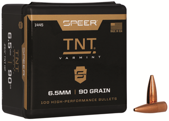 Cci/speer 36112 Speer 1445 TNT  6.5 Creedmoor .264 90 gr Jacketed Hollow Point (JHP) 100 Per Box