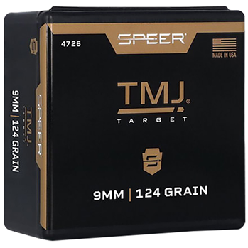 Cci/speer 36124 Speer 4726 TMJ Value Pack 9mm .355 124 gr Total Metal Jacket (TMJ) 600 Per Box