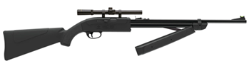 36655 Crosman CLGY1000KT Legacy 1000  Pump 177 Pellet,177 BB Black Black Fixed All Wea
