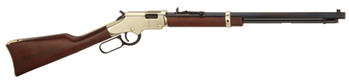 Henry Repeating Arms GOLDEN BOY Henry H004V Golden Boy Lever 17 HMR 20" 12+1 American Walnut Stk Blued