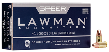 Cci/speer 36870 Speer 53620 Lawman 9mm Total Metal Jacket 147 GR 50Box/20Case