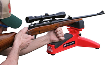Mtm Molded Prod 36897 MTM Case-Gard FRR-30 Front Rifle Rest/Handgun Pistol Rest  Red Polymer