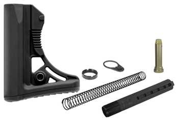 Lake City 37101 UTG Pro RBUS3BM Mil-Spec S3 AR15/M16 Rifle Buttstock Kit Aluminum/Polymer Black