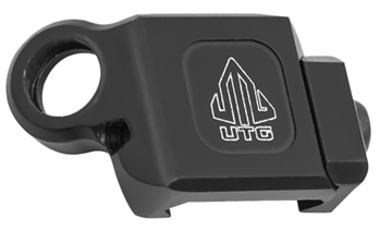 Lake City 37105 UTG TL-SWPM01 Angled QD Sling Swivel Adaptor Picatinny Black Aluminum