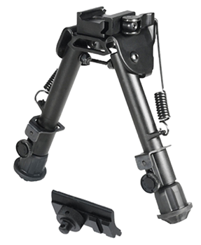 Lake City 37152 UTG TL-BP78Q Tactical OP Bipod with QD Lever Mount Black Metal
