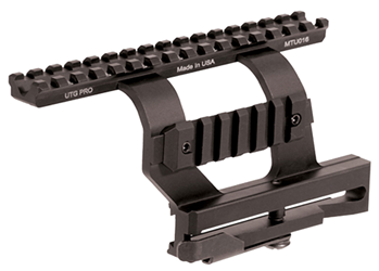 Lake City 37331 UTG Pro MTU016 Side Mount For AK47 Quick Release Style Black Finish