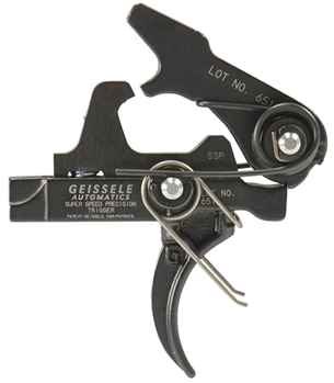 37394 Geissele Automatics 05400 SSP  Single-Stage Curved Trigger with 3-3.75 lbs Draw
