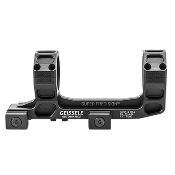 37476 Geissele Automatics 05404B Super Precision Scope Mount/Ring Combo Black Anodized