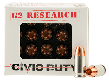 G2 Research Inc 37606 G00621 G2R CIVIC DUTY 380ACP 64GR 20/500