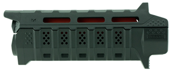 Strike Industri 37730 Strike SIVIPERHGCBK Viper AR Rifle Handguard Polymer Black, Red Inserts
