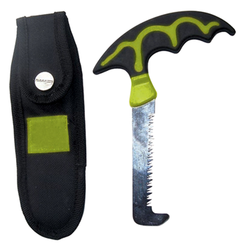 Gsm Outdoors 38375 HME BSWS Bone Saw  with Scabbard Stainless Steel Polymer Black