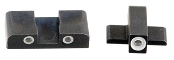 Ameriglo 38429 AmeriGlo SG161 Classic 3-Dot Night Sight Set Tritium Green with White Outline Fr