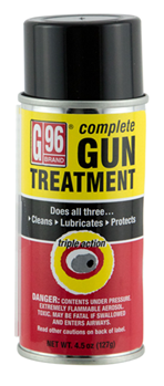 G96 Products 38474 G96 1055 Gun Treatment  Cleans, Lubricates, Prevents Rust & Corrosion 4.5 oz Aer