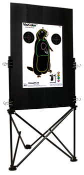 Champion Traps 38776 Champion Targets 40884 Folding Stand w/Case Black Steel 19.50" W x 28.50" H x 16