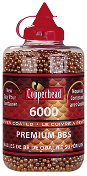 39034 Crosman 767 CopperHead BBs  .177  Copper-Coated Steel 6000 Carton