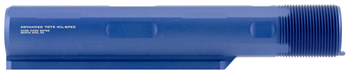 Strike Industri 39093 Strike ARARET7BLU Advanced Receiver Extension  AR-15, AR-10 Blue Anodized Alumin