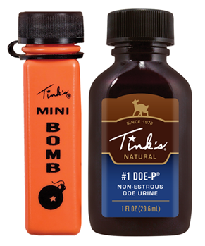 39202 Tinks W6249 #1 Doe-P w/Mini Bomb Deer Attractant Doe Urine 1 oz