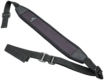 39603 Butler Creek 80073 Easy Rider Sling made of Black Neoprene with Sharkskin Back,