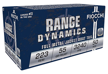 Fiocchi Ammunit 39797 Fiocchi 223A Rifle Shooting 223 Remington FMJ 55 GR 50Box/20Case