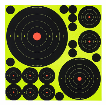 Birchwood Labor 39889 Birchwood Casey 34018 Shoot-N-C Variety VP5 5Pk Adhesive Paper 1"-3"/5.5"/8"