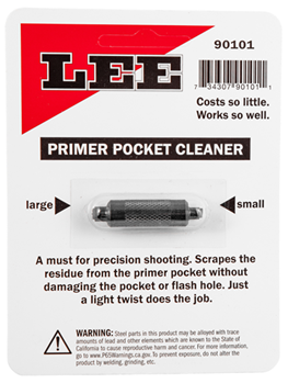 40403 Lee Precision 90101 Primer Pocket Cleaner  Black