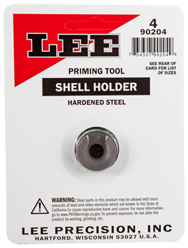 40493 Lee Precision 90204 Shell Holder AP Only Size #4 Steel 1 Casing 0.04 lbs