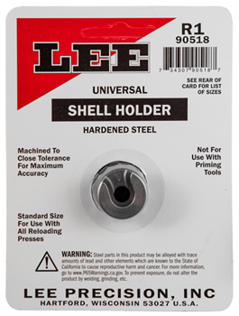 40631 Lee Precision 90518 Shell Holder Universal #1 357 Mag Steel 1 Casing