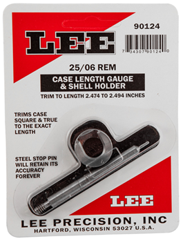 40642 Lee Precision 90124 Case Length Gauge  25-06 Rem Steel