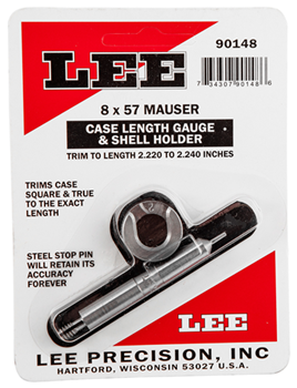 40660 Lee Precision 90148 Case Length Gauge  8x57 Mauser Steel