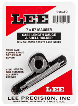 40764 Lee Precision 90130 Case Length Gauge  7x57mm Mauser Steel 0.07 lbs
