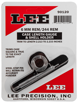 40803 Lee Precision 90120 Case Length Gauge  6mm Rem Steel