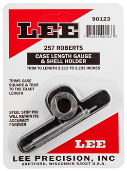 40830 Lee Precision 90123 Case Length Gauge  257 Ackley Improved Steel