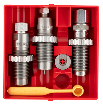 40895 Lee Precision 90078 Steel 3 Die Set Red 350 Legend Plastic Capacity 2 Dies