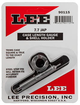 40900 Lee Precision 90115 Case Length Gauge  7.7 Japanese Steel Works With Cutter/Lock