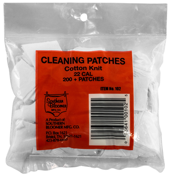41257 Southern Bloomer 102 Cleaning Patches .22 Cal
