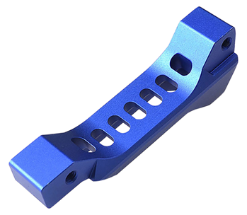 Strike Industri 41263 Strike BTGFANGBLU Fang Billet Aluminum Trigger Guard AR-Platform Blue